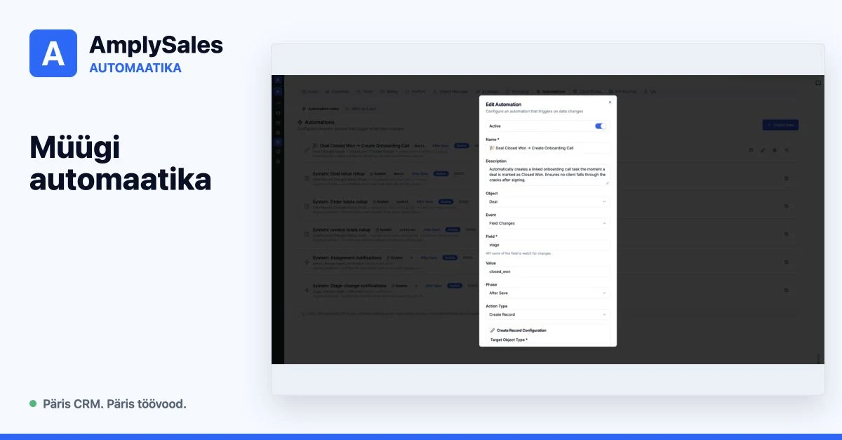 Müügi automatiseerimine: millised tööd saab CRM päriselt ära teha?