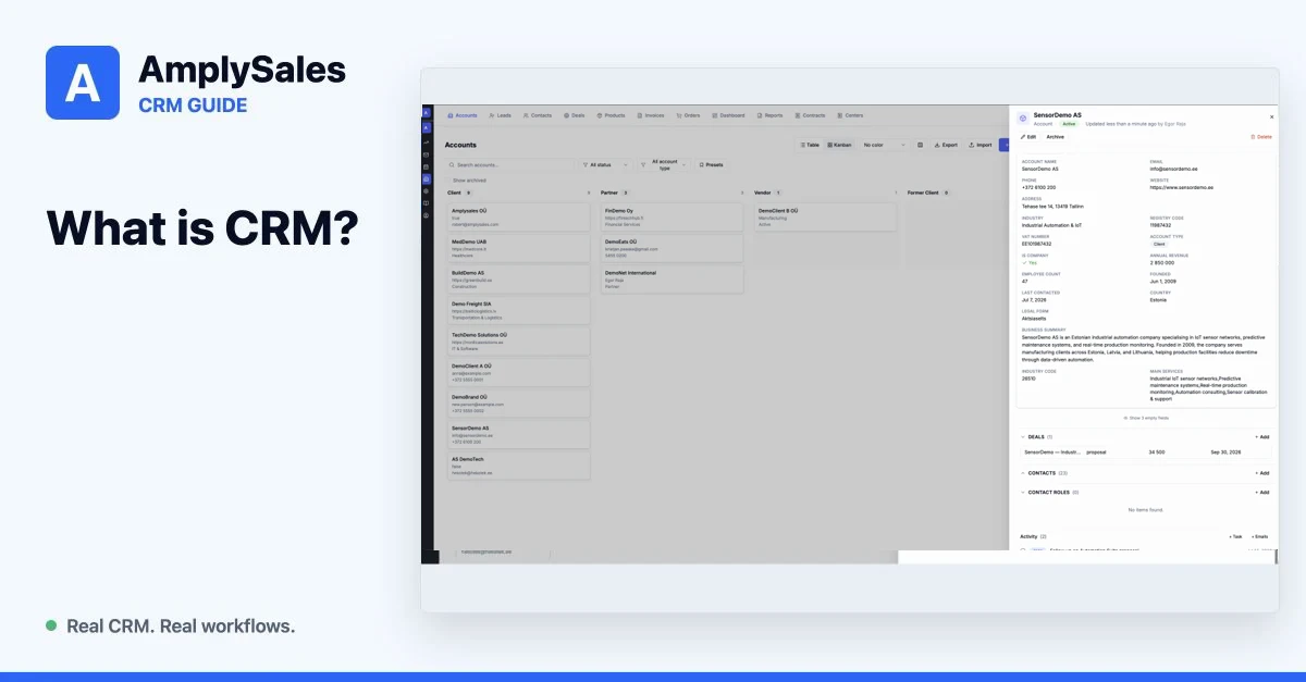 What Is CRM? A Practical Guide for Small B2B Teams